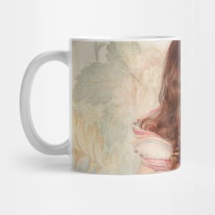 Pre-Raphaelite Redhead on a Pale Afternoon Mug